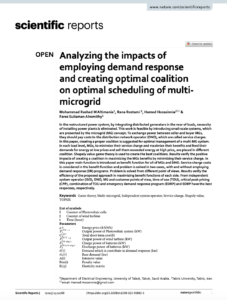 Analyzing the Impacts of Employing Demand Response and Creating Optimal Coalition on Optimal Scheduling of Multi-Microgrid